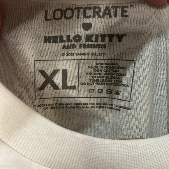 Hello Kitty White T-Shirt size XL Sanrio - Picture 3 of 4